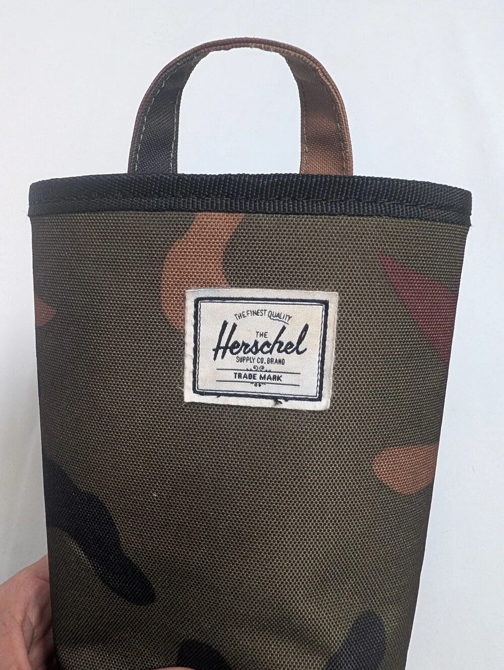 Herschel Supply Co. Alexander Woodland Camo Insulated Bottle Sleeve